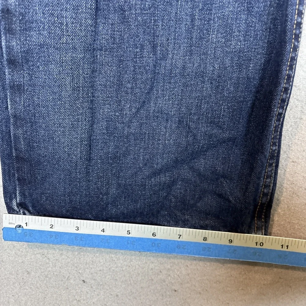 TOMMY HILFIGER Classic Fit Boot Cut Medium Wash Cotton Denim Blue Jeans 42X30